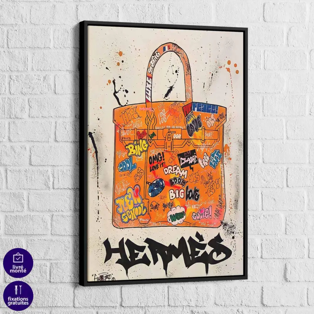 Tableau Fashion Hermès - Montableaudeco