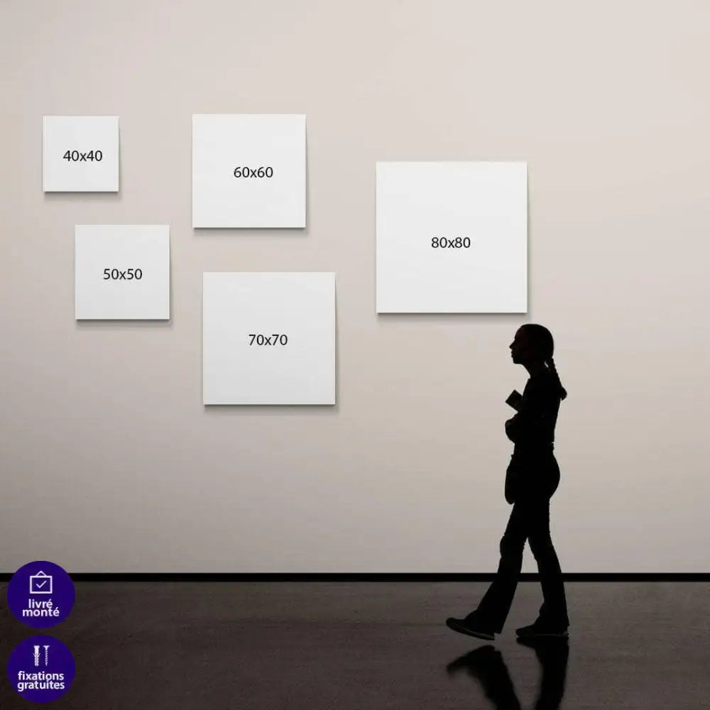 Tableau Fashion Les Lèvres Pop 6 Pièces - Montableaudeco