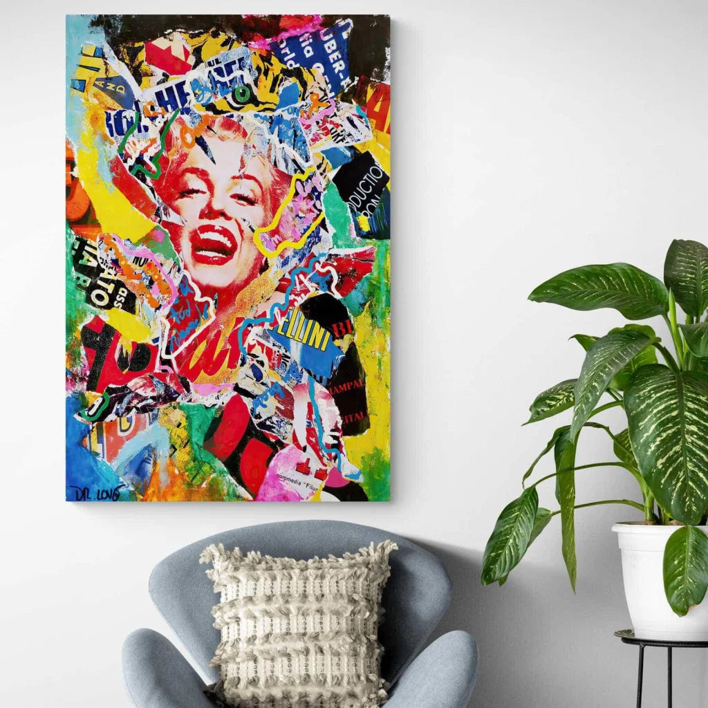 Tableau Fashion Marilyn Monroe Paper - Montableaudeco