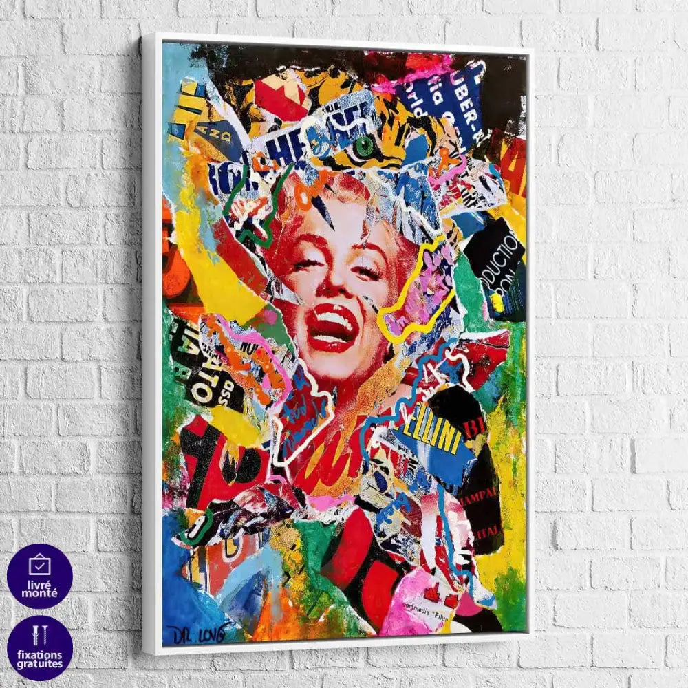 Tableau Fashion Marilyn Monroe Paper - Montableaudeco