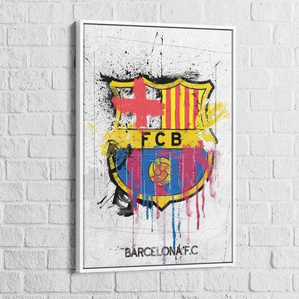 Tableau FC BARCELONE Graffiti - Montableaudeco