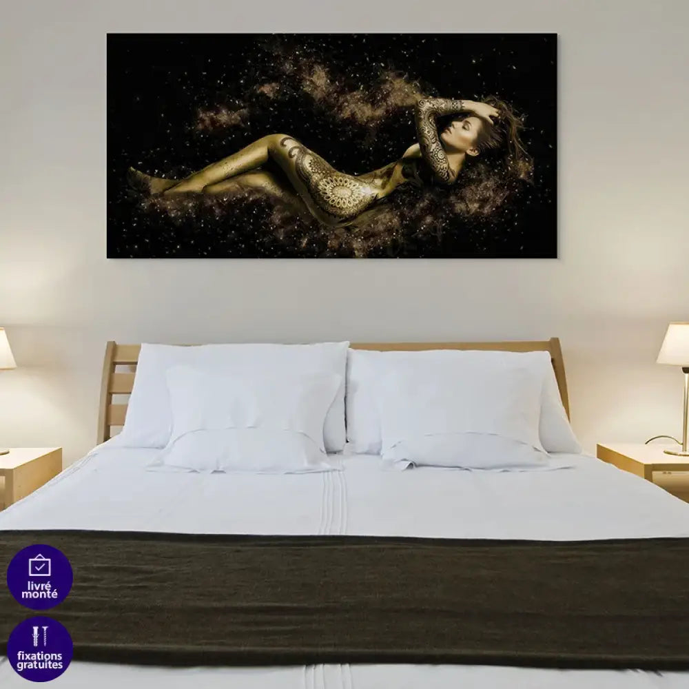 Tableau Femme en or tatoo Tableau Sexy