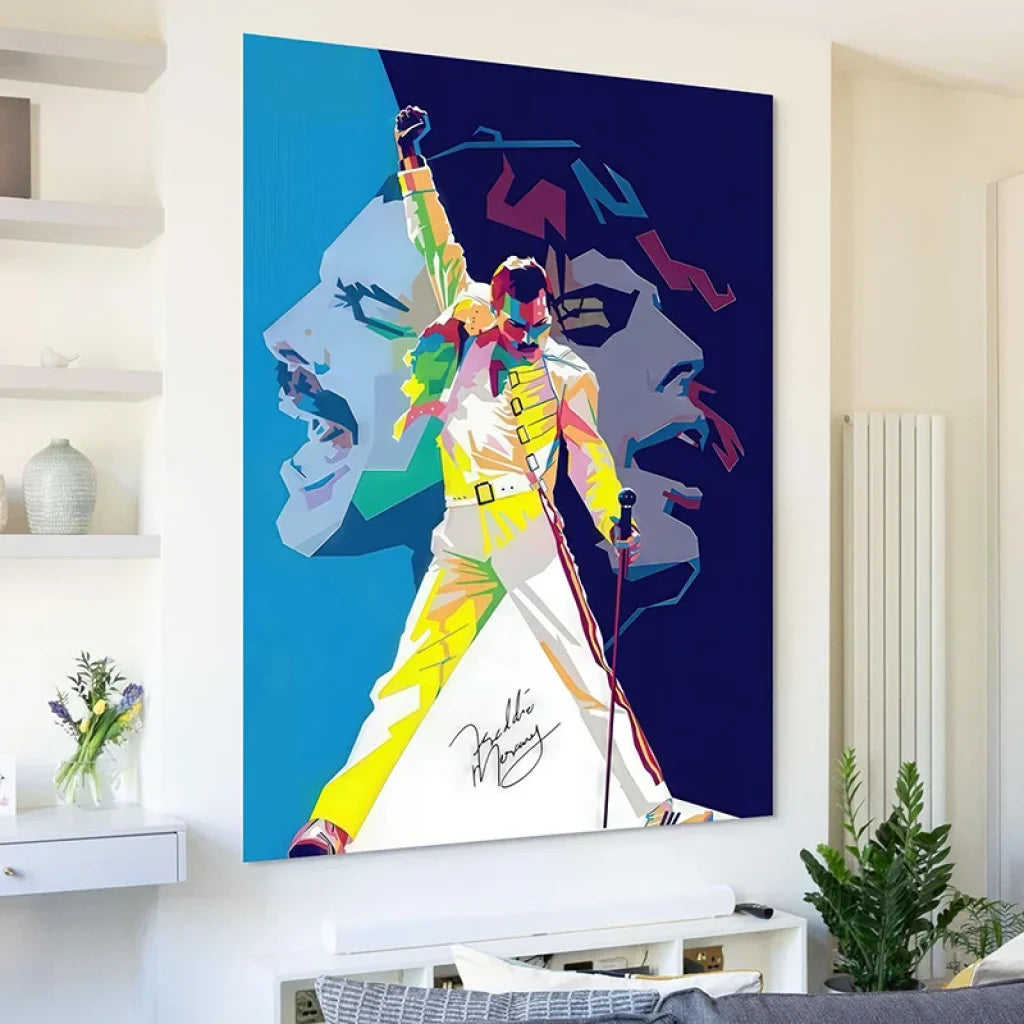 Tableau Freddie Mercury L’Instant Légendaire Tableau Célébrité