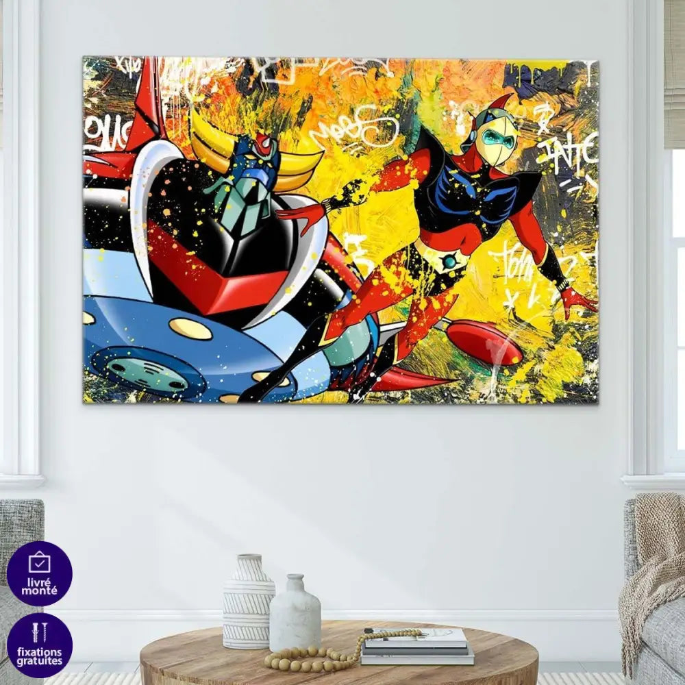 Tableau Goldorak Actarus - Montableaudeco