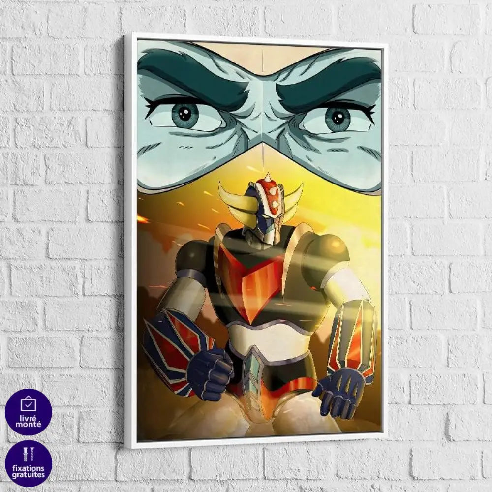 Tableau Goldorak Actarus - Montableaudeco