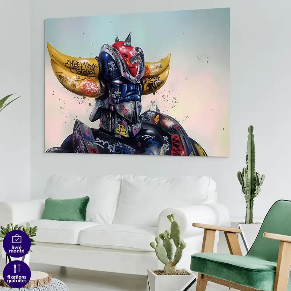 Tableau Goldorak Tags et Graffitis Tableau Animation