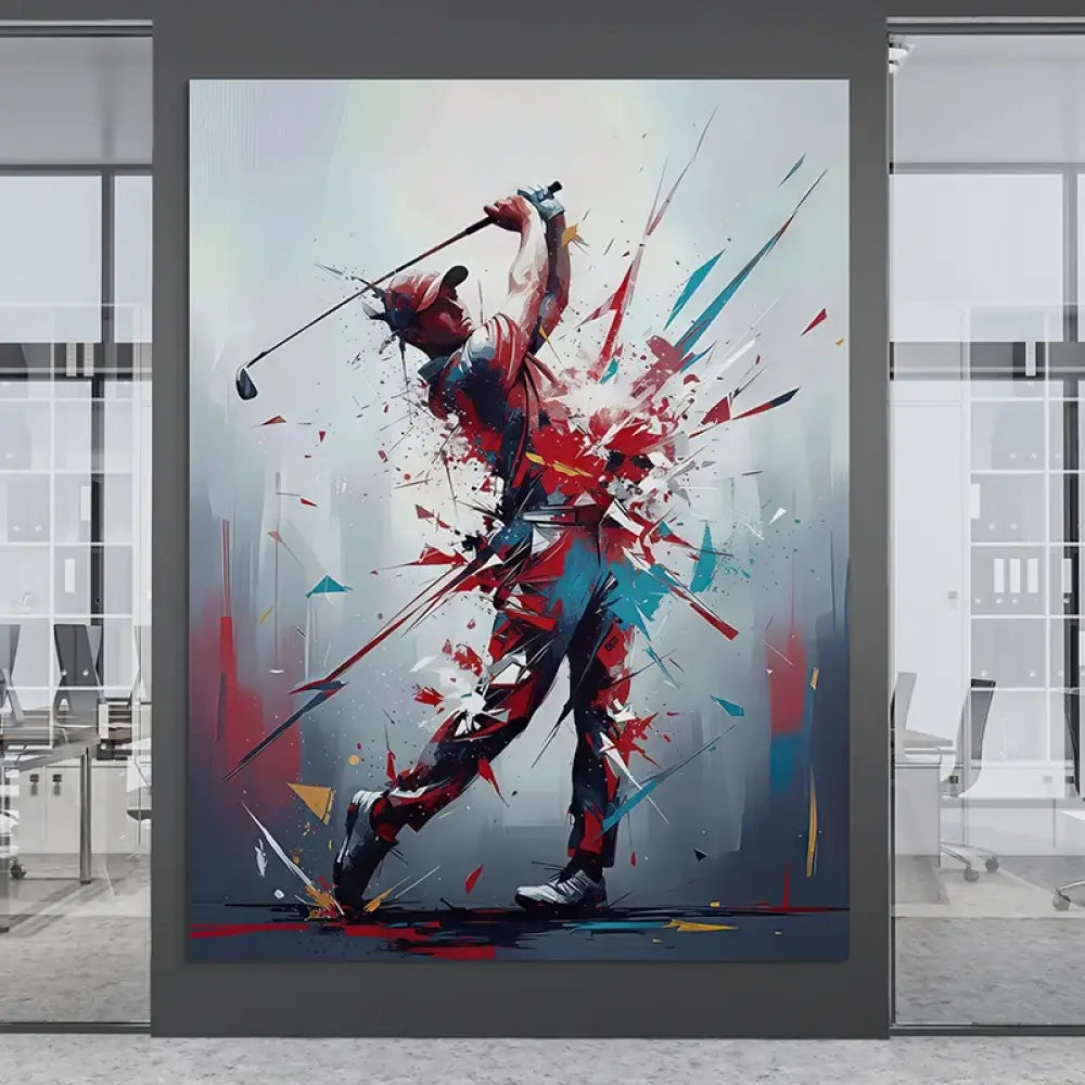 Tableau golf design – art sportif pour salon ou bureau