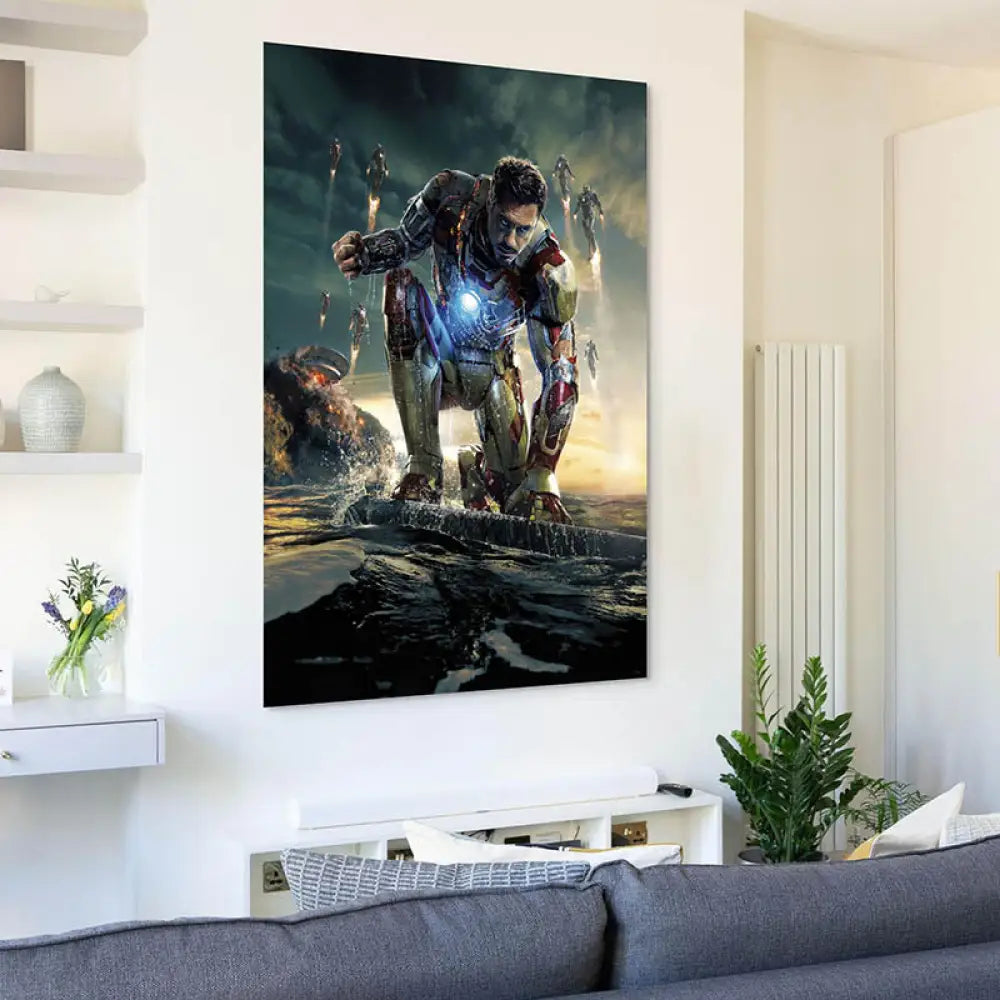 Tableau Iron Man Cœur de Titane Tableau Marvel