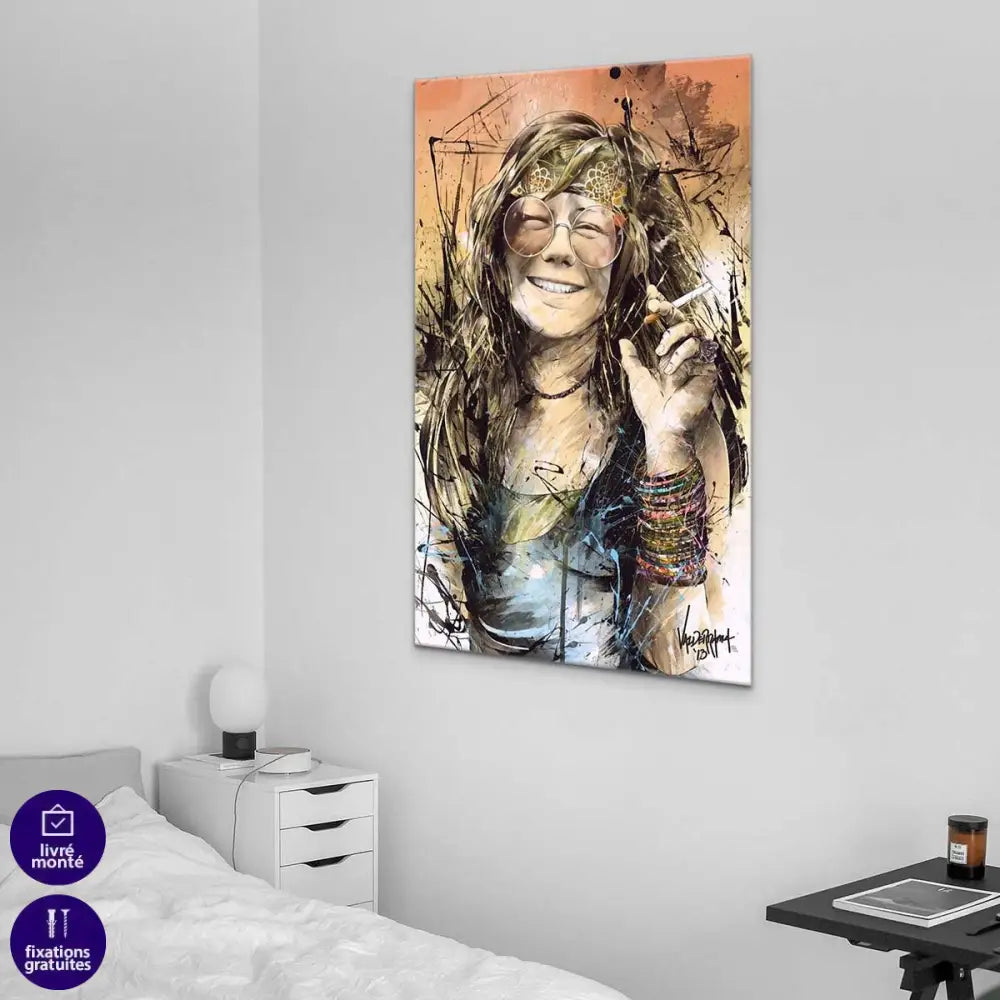 Tableau Janis Joplin - Montableaudeco