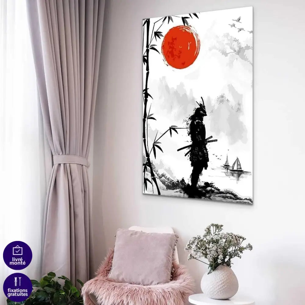 Tableau Japonais Le Samouraï - Montableaudeco