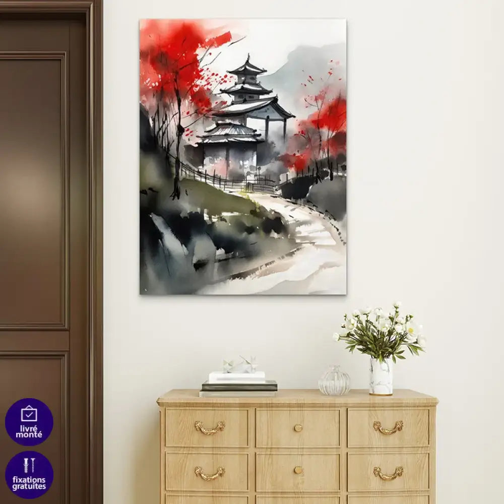 Tableau Japonais Tranquillité d’Automne Tableau Japonais