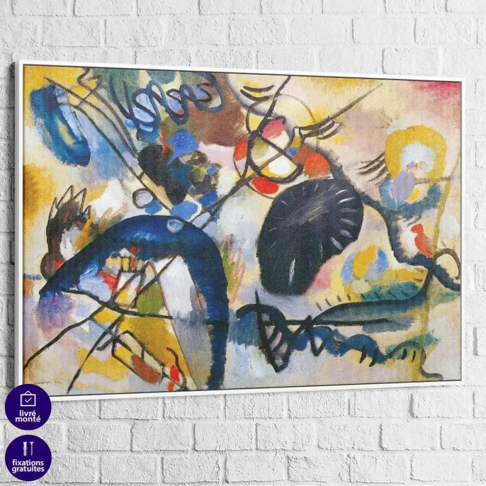 Tableau Kandisky | Black Spot | Les Promos et Livraison Gratuite d