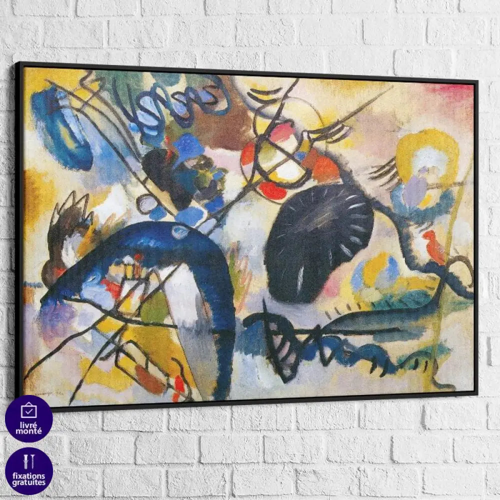 Tableau Kandisky | Black Spot | Les Promos et Livraison Gratuite c