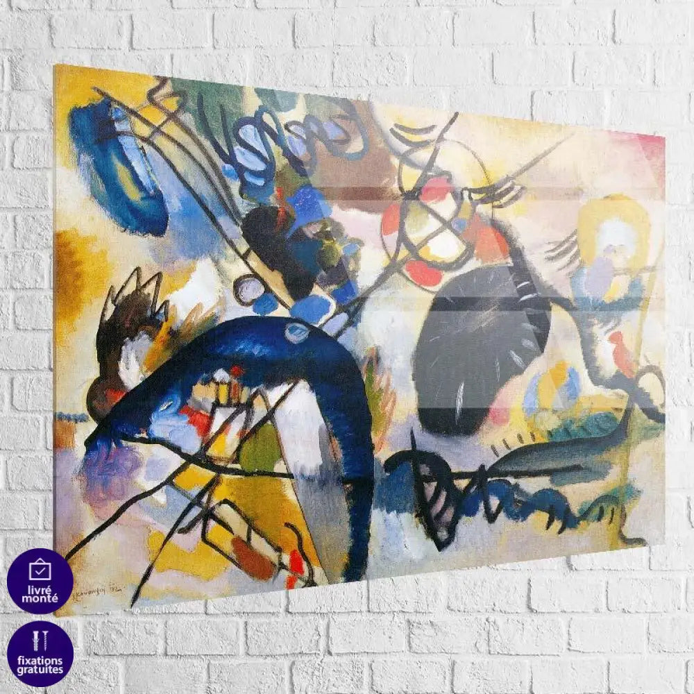 Tableau Kandisky | Black Spot | Les Promos et Livraison Gratuite e