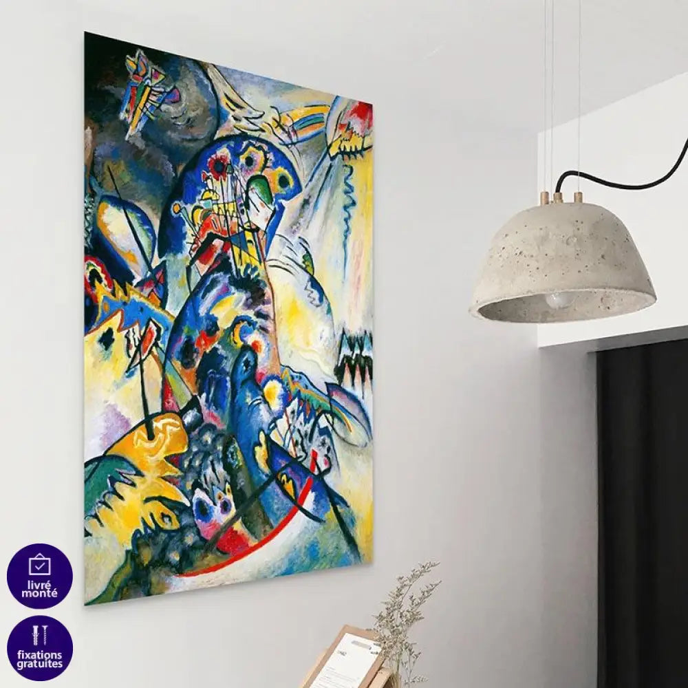 Tableau Kandisky Blue Arche (Ridge) 1917 - Montableaudeco