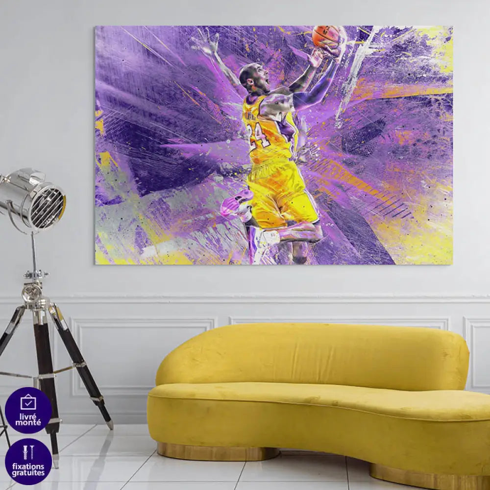 Tableau Kobe Bryant Le Vol du 24