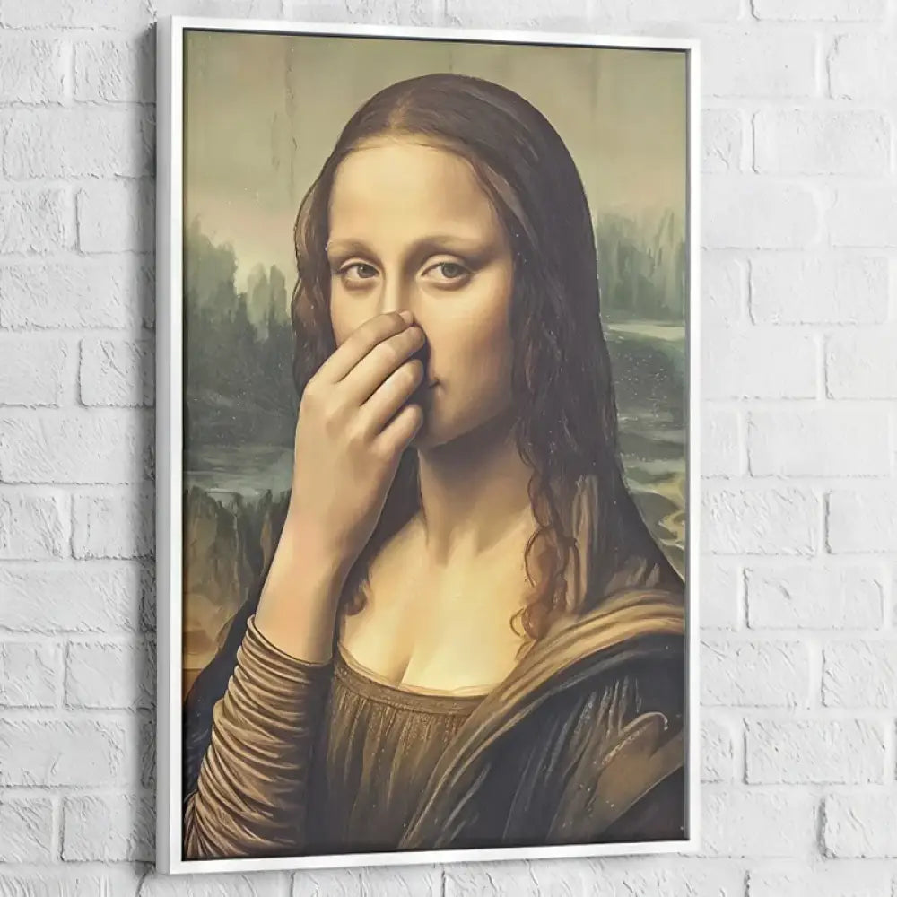 Décoration murale décalée avec la Joconde