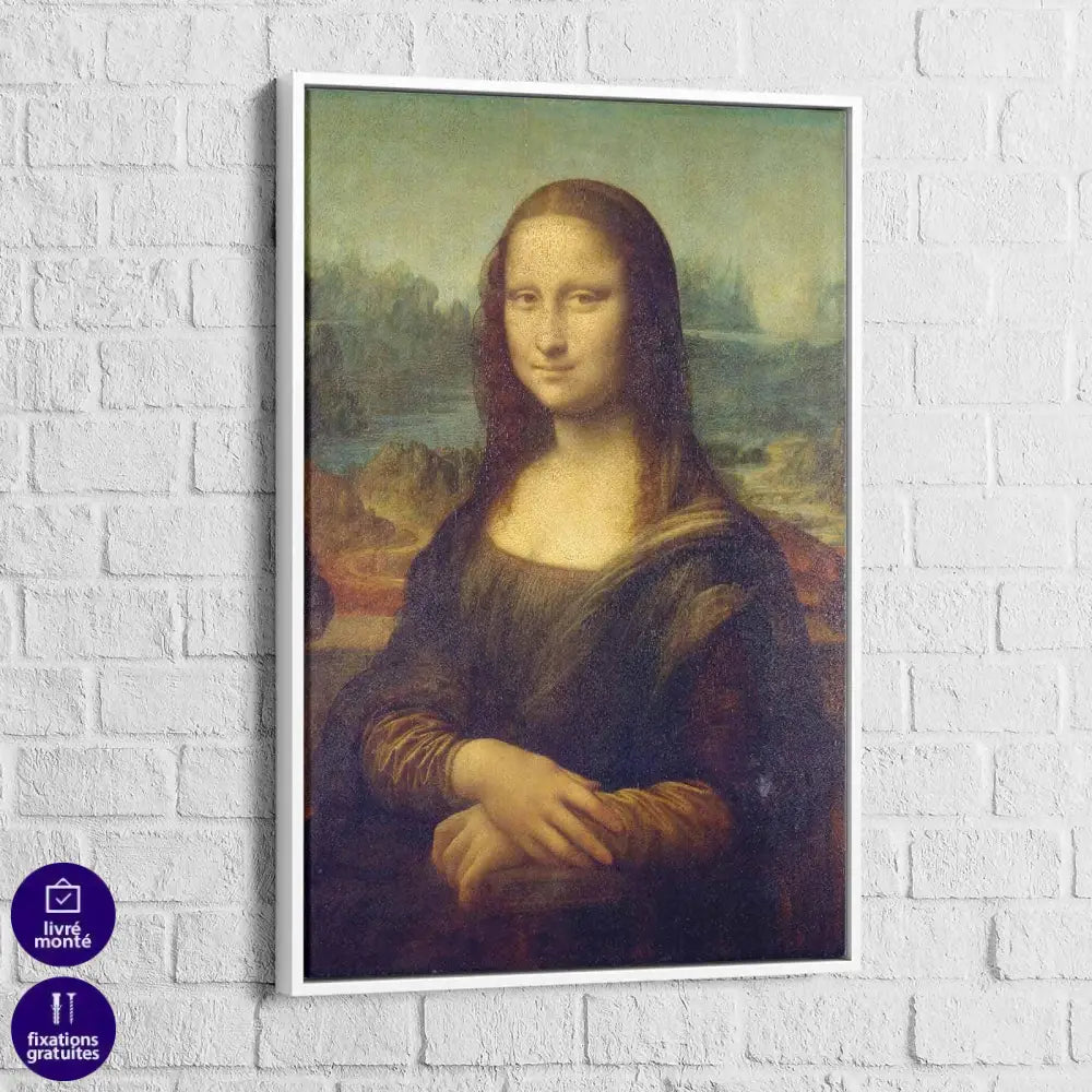 Tableau La Joconde Leonard De Vinci - Montableaudeco