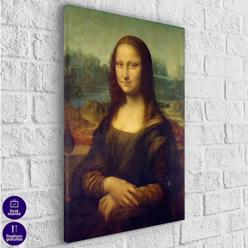 Tableau La Joconde Leonard De Vinci - Montableaudeco