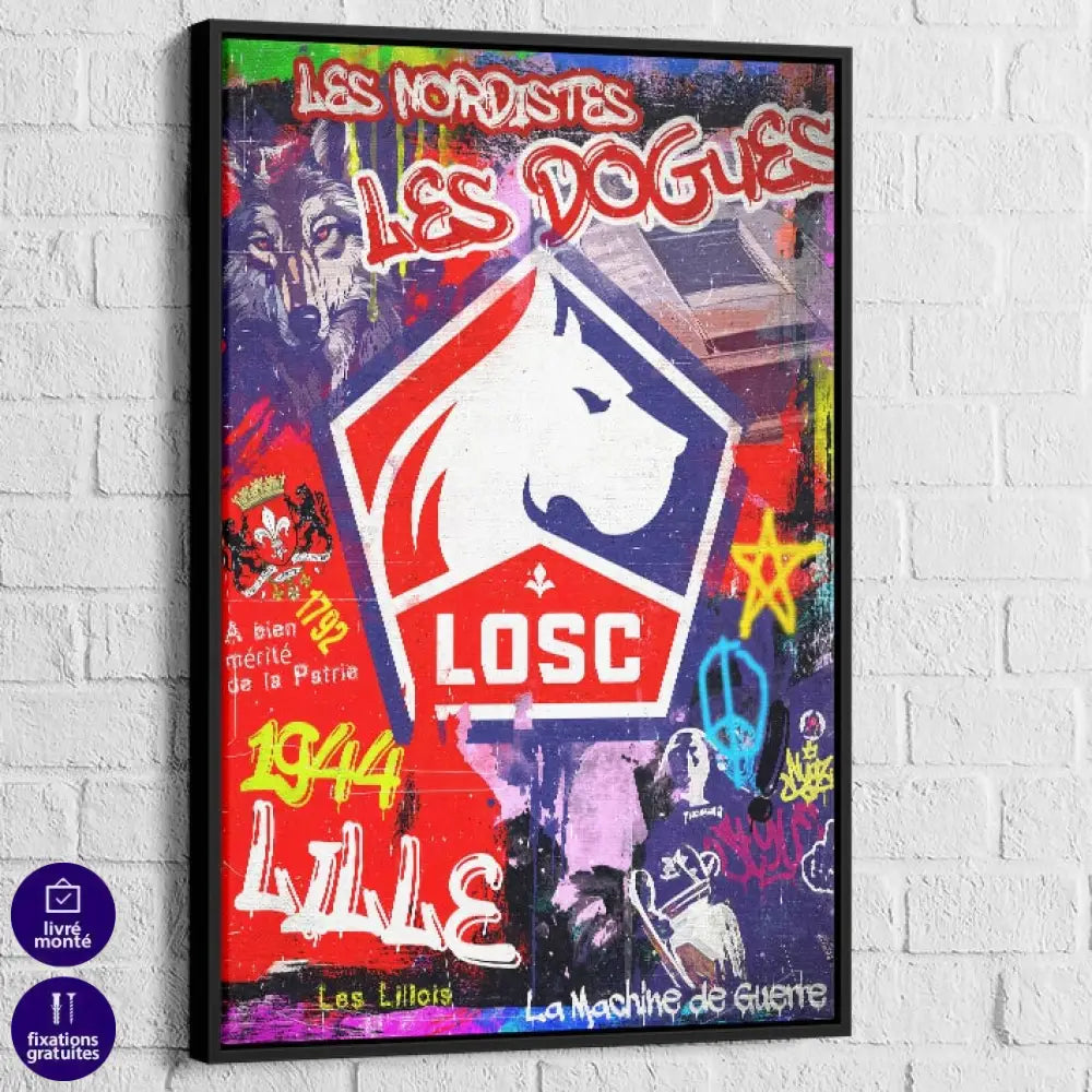 Tableau Lille LOSC FOOTBALL d
