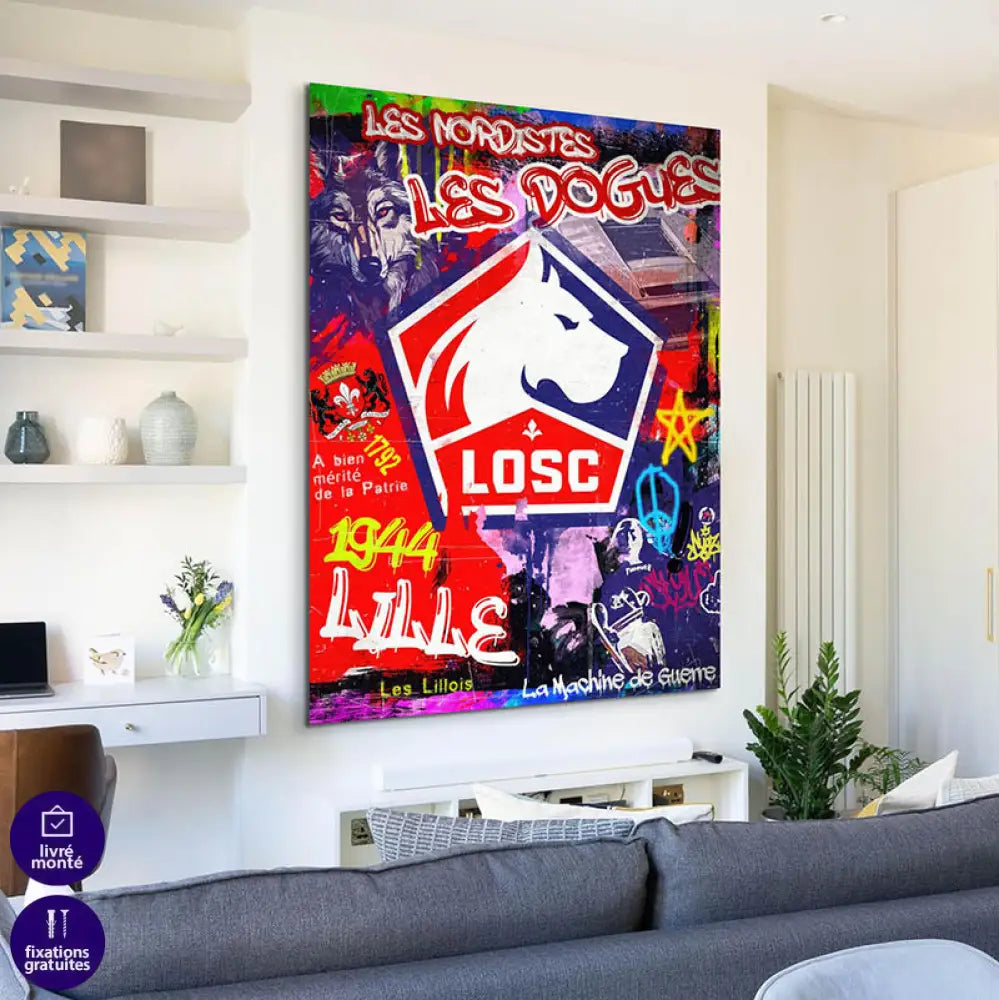 Tableau Lille LOSC FOOTBALL