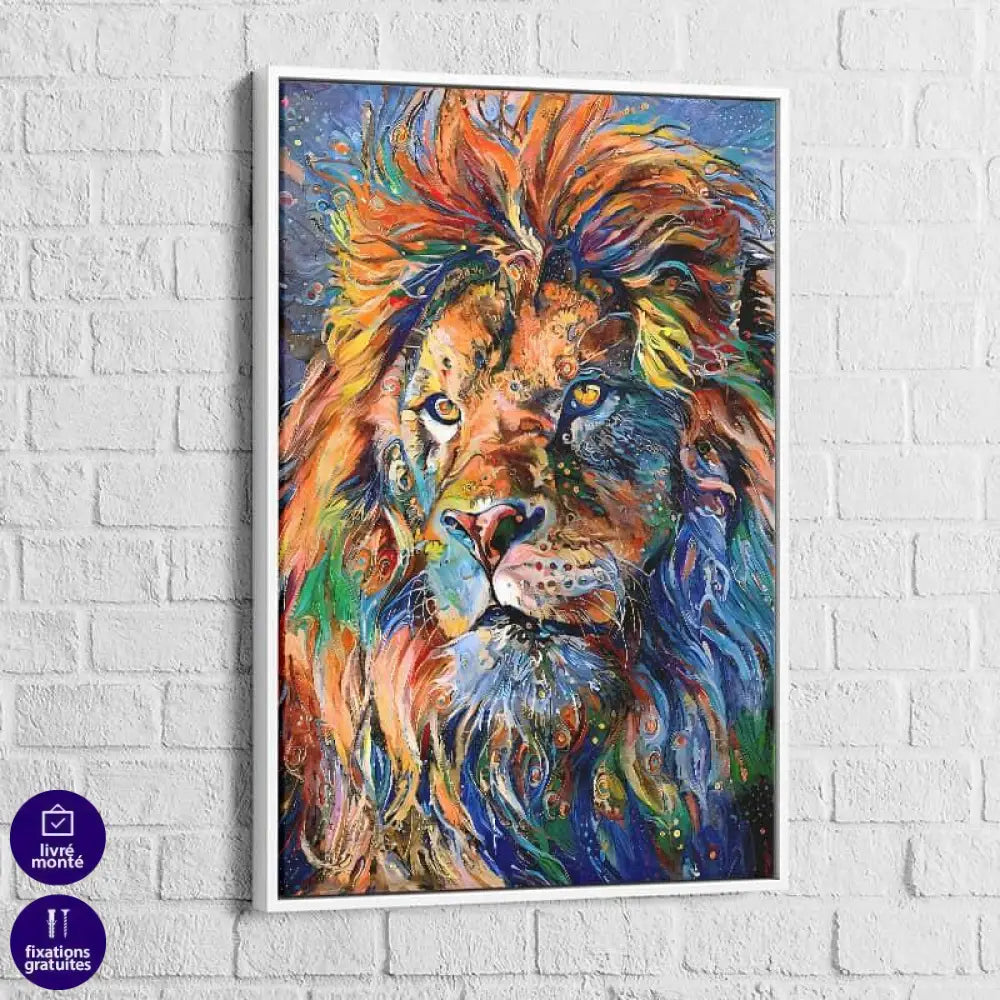 Tableau Lion Le Magnifique - Montableaudeco