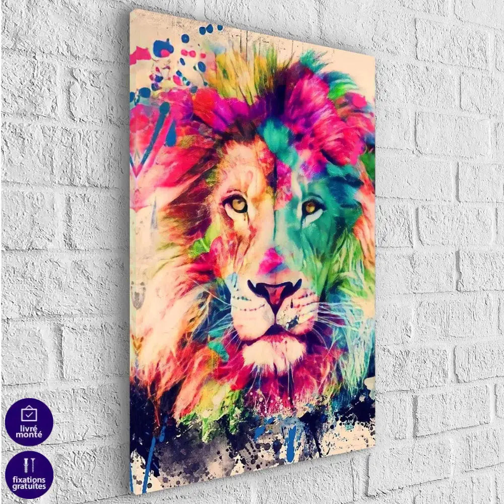 Tableau Lion Le Magnifique - Montableaudeco