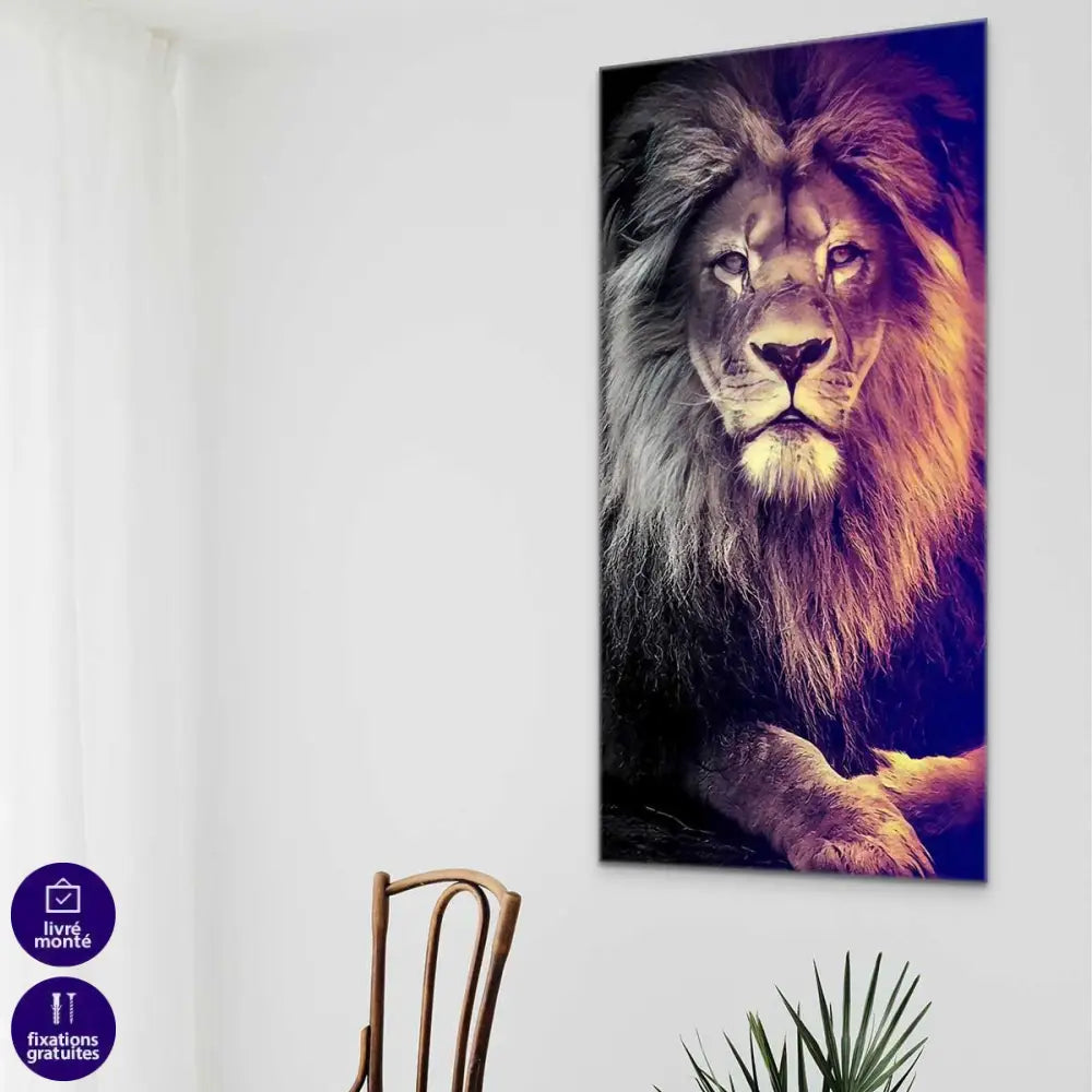 Tableau Lion Le Magnifique - Montableaudeco