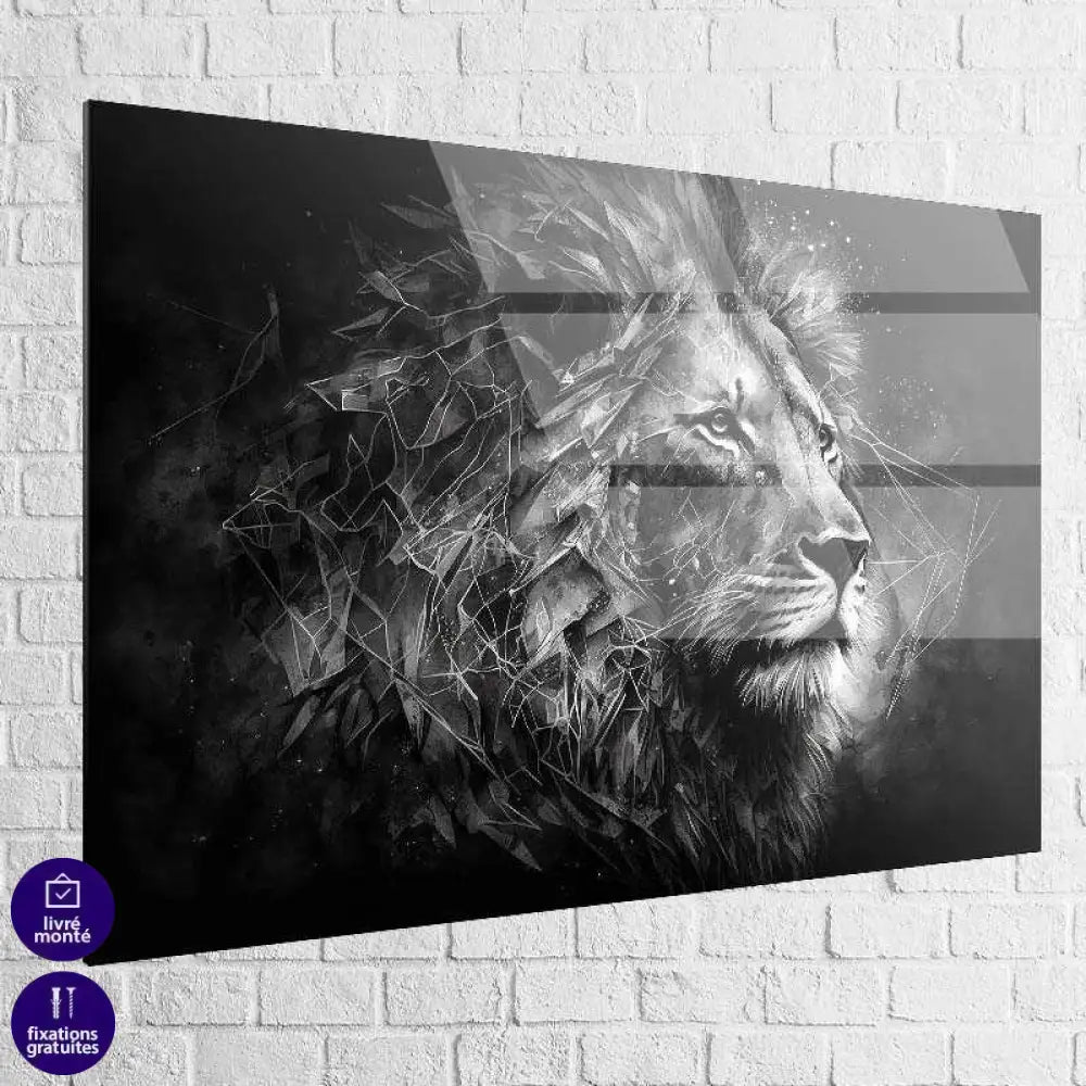 Tableau Lion | Silhouette Royale | Profitez des Promos -20% c