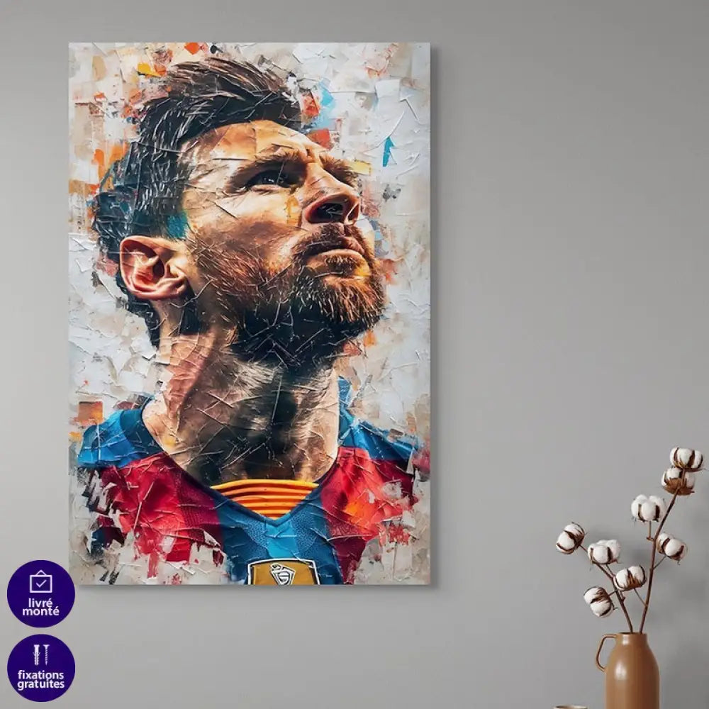 Tableau Lionel Messi: L’Homme aux Pieds d’Or Tableau Sport