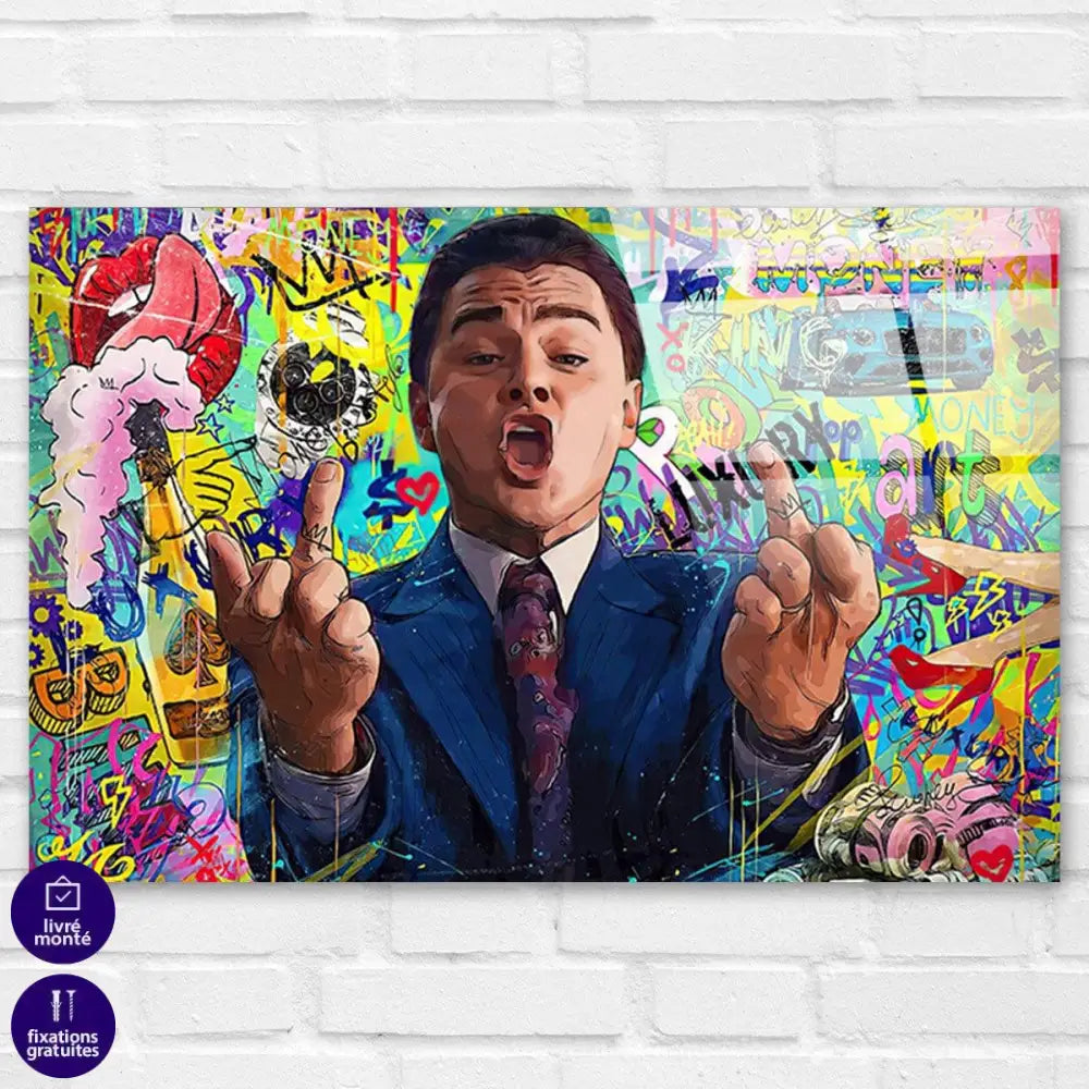 Tableau Loup de Wall Street - Montableaudeco