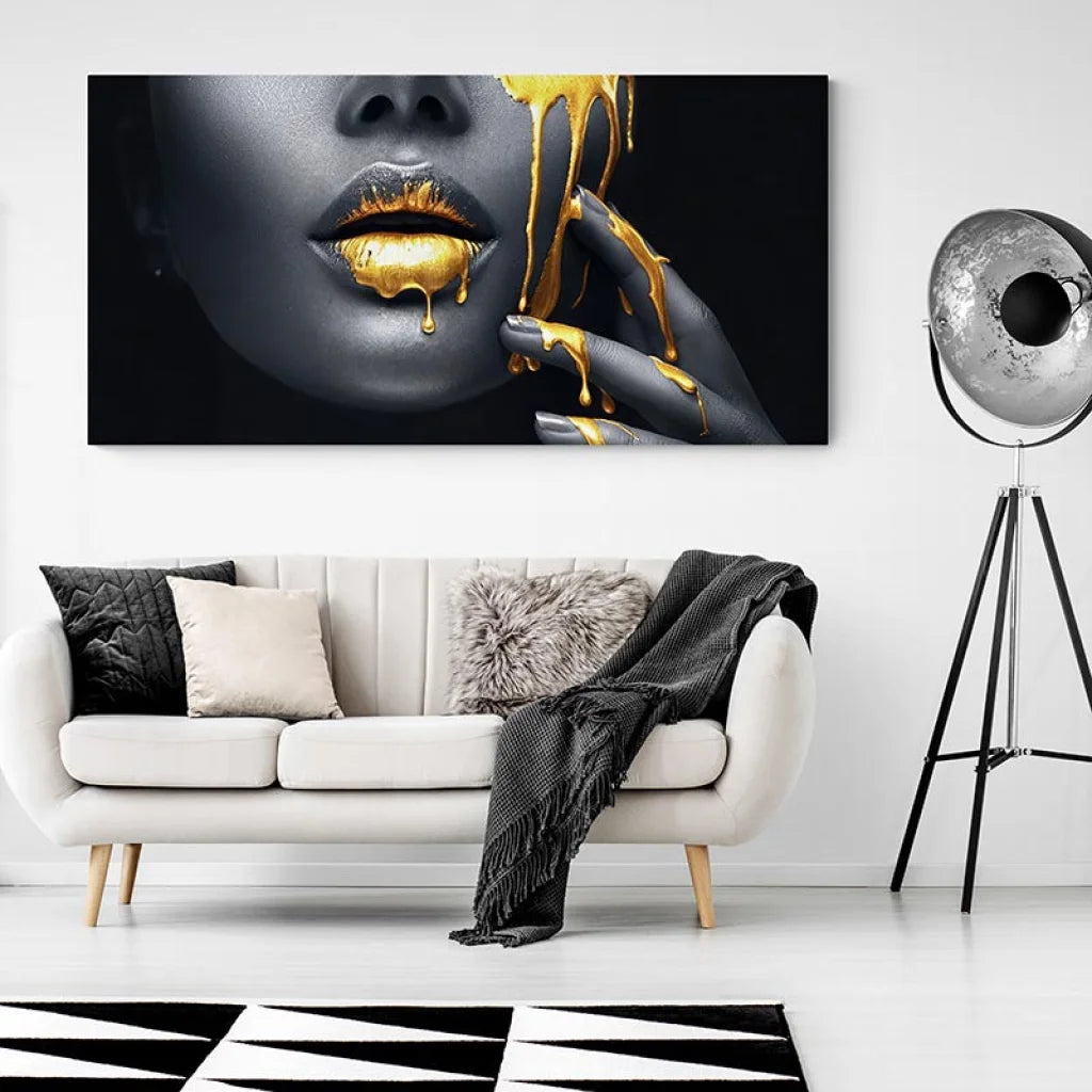 Tableau Luxe Glamour Liquide