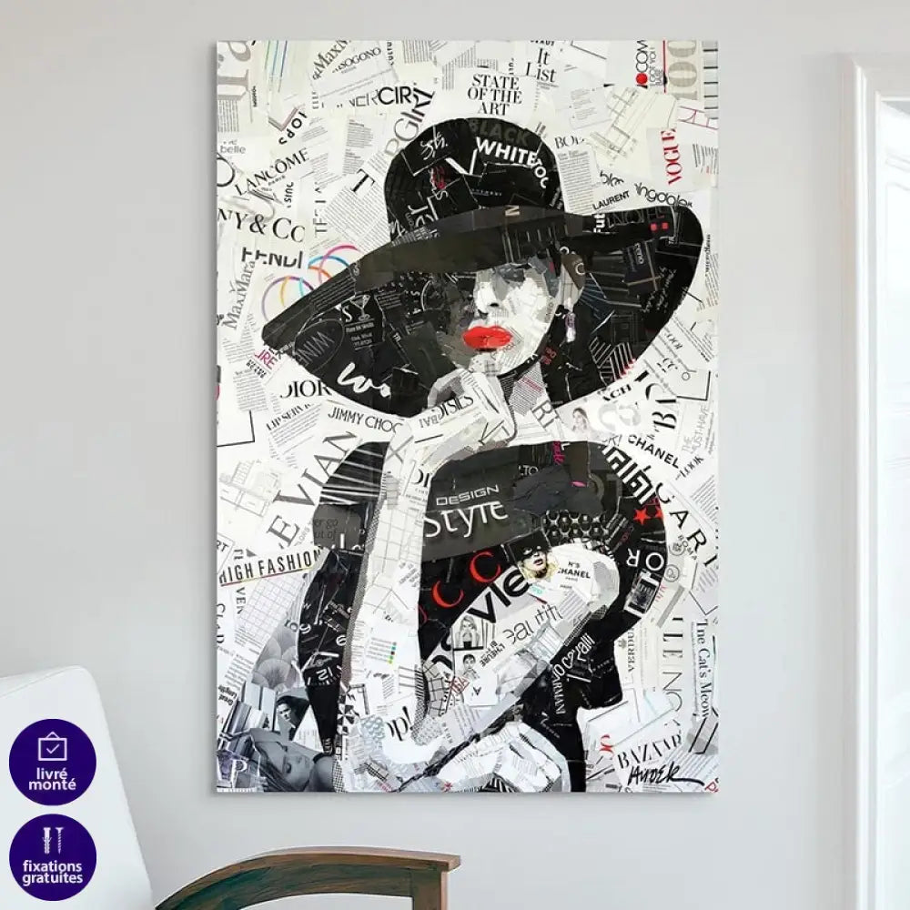 Tableau Luxe Silhouette Glamour Tableau Luxe