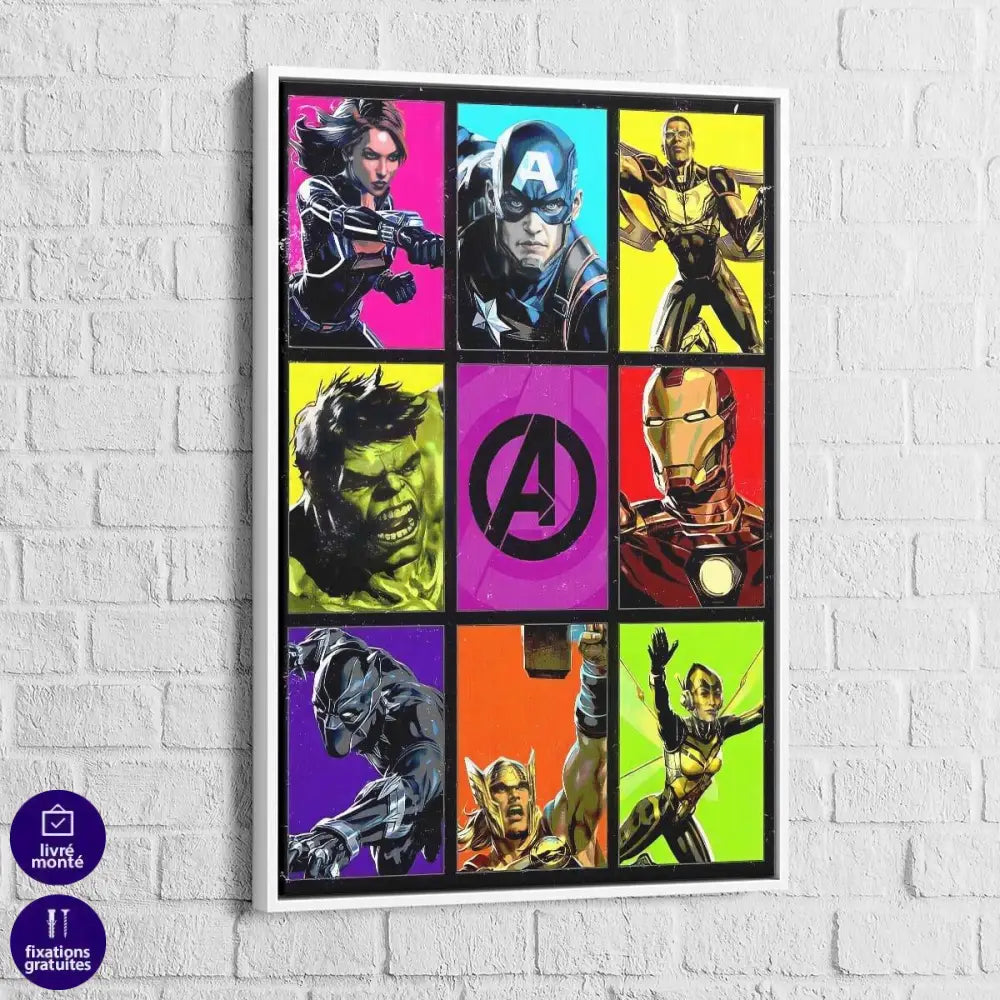 Tableau Marvel Avengers Mosaic - Montableaudeco