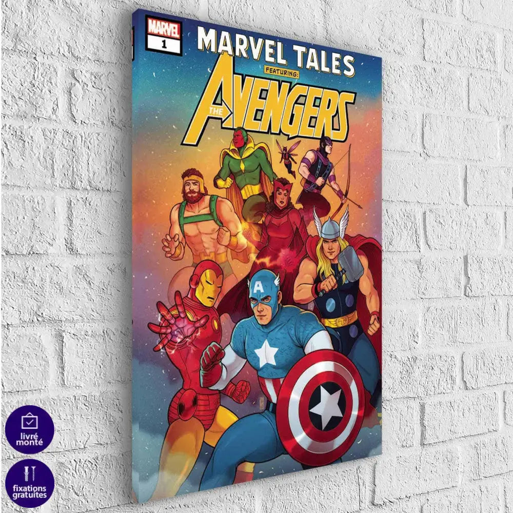 Tableau Marvel Couverture Bd Vintage - Montableaudeco