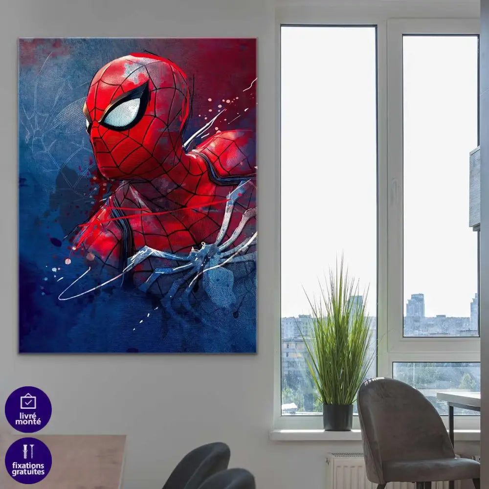 Tableau Marvel Spiderman L'homme Araignée - Montableaudeco