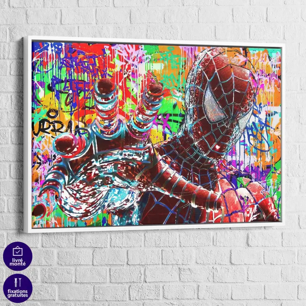 Tableau Marvel Spiderman Tag - Montableaudeco