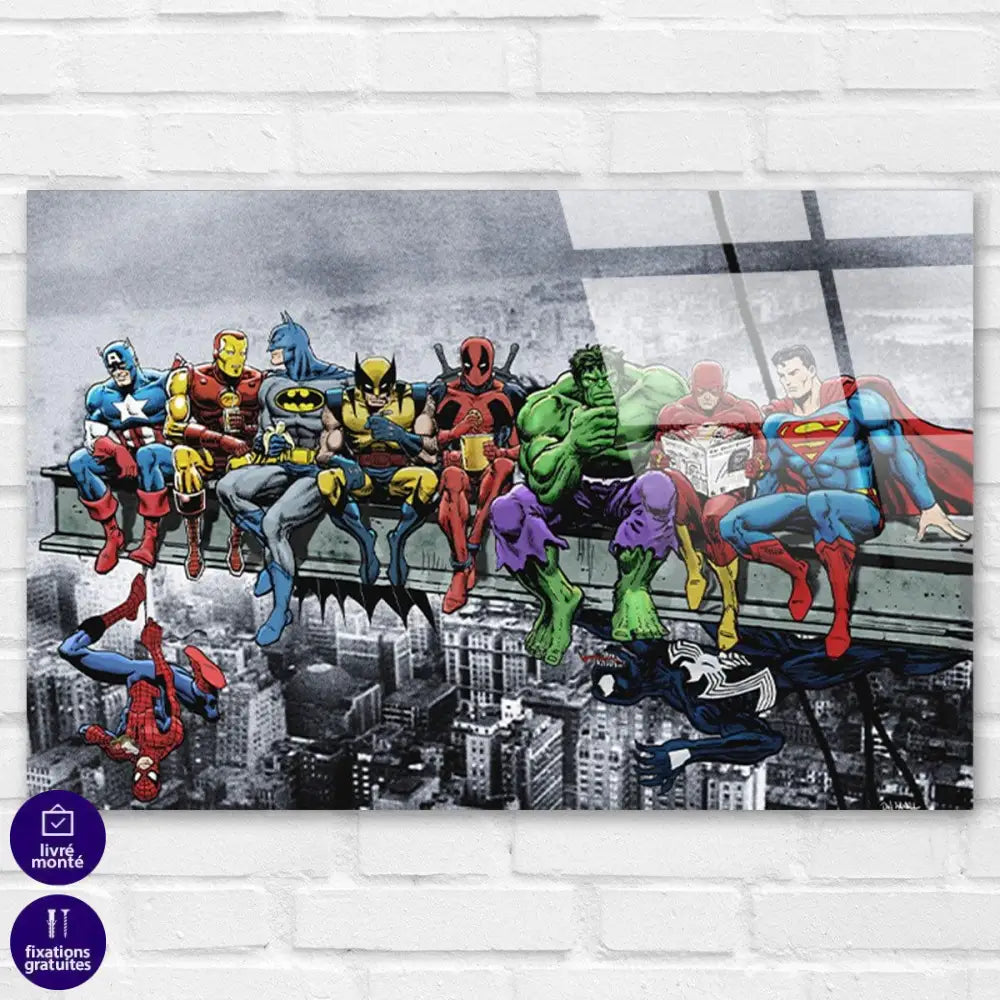 Tableau Marvel Super Héros No Job - Montableaudeco