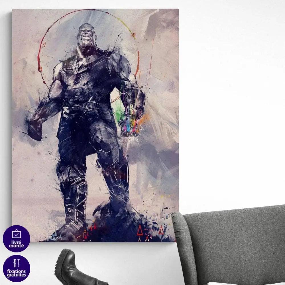 Tableau Marvel Thanos - Montableaudeco