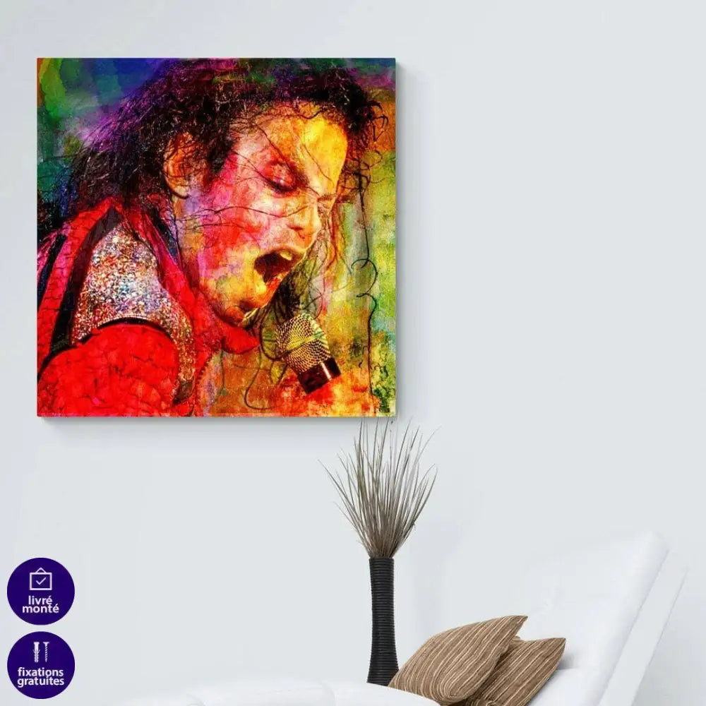 Tableau Michael Jackson King Of Pop - Montableaudeco