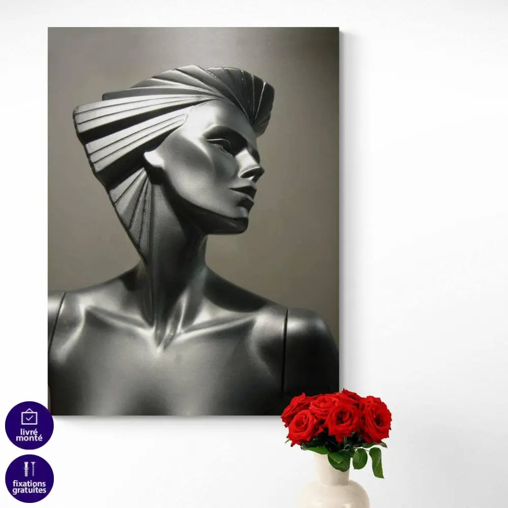 Tableau Moderne Figure Metal - Montableaudeco