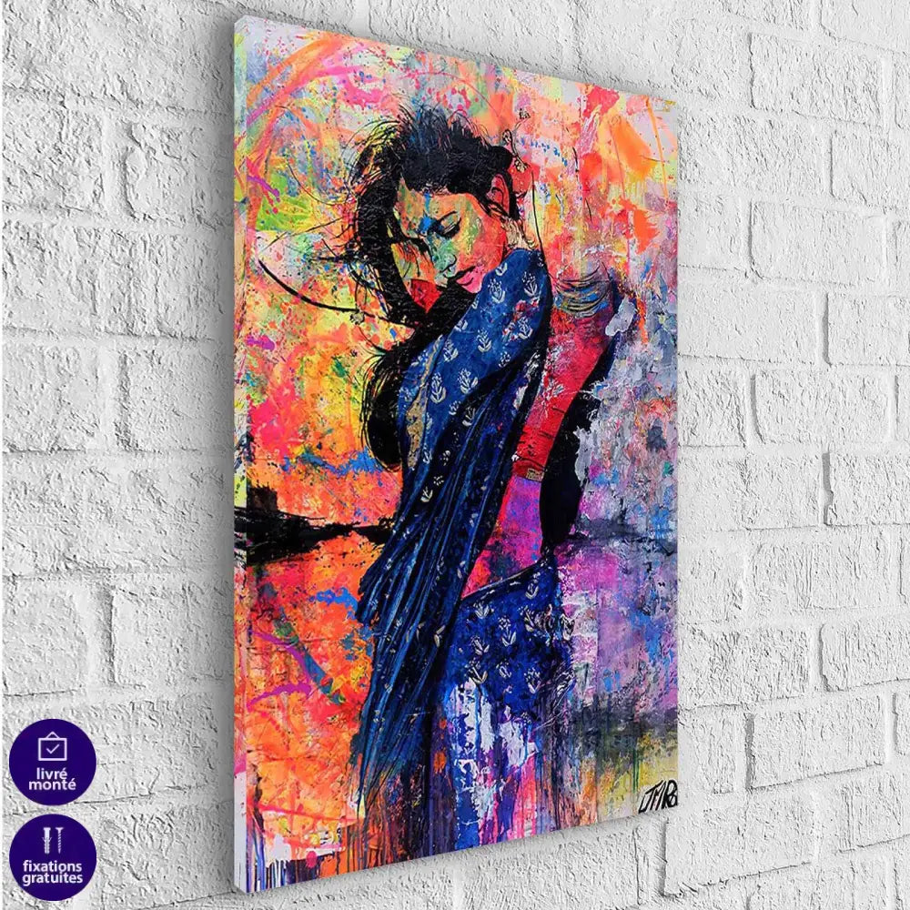 Tableau Moderne La Fille du Soleil - Montableaudeco