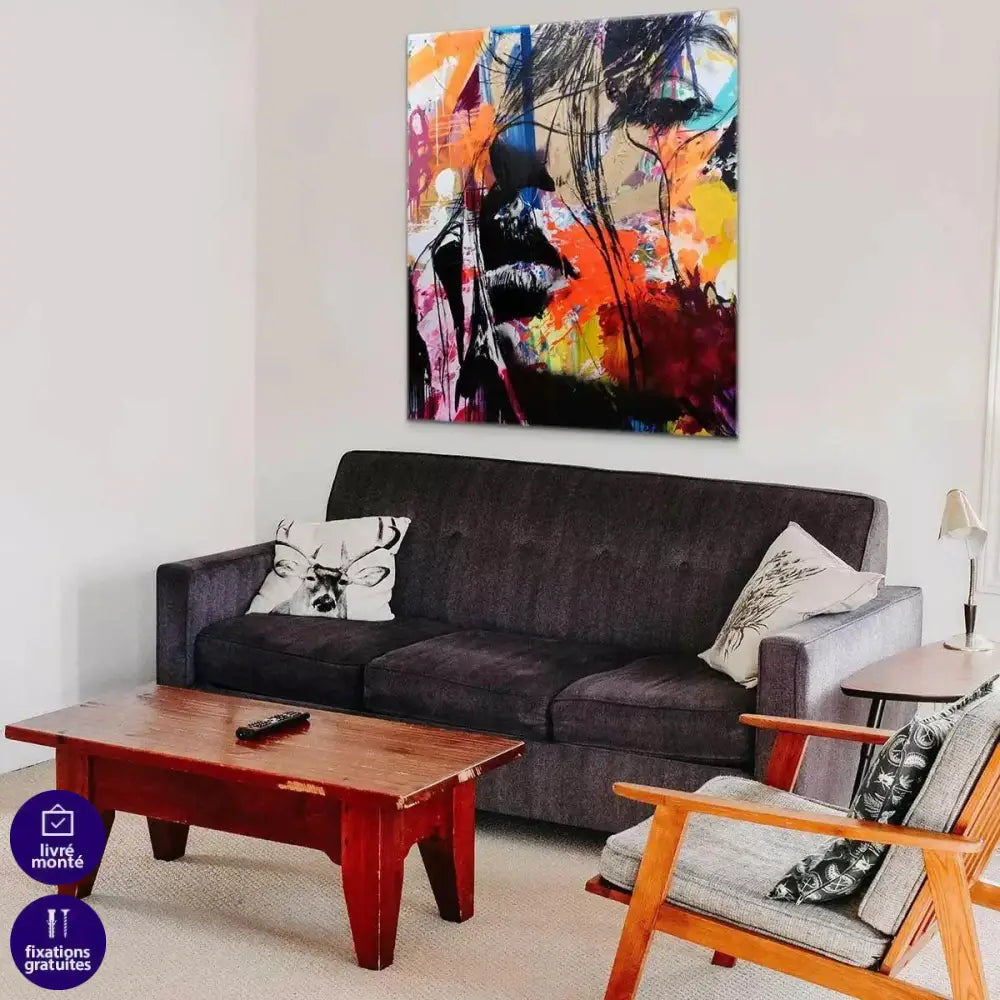 Tableau Moderne Portrait de Femme - Montableaudeco