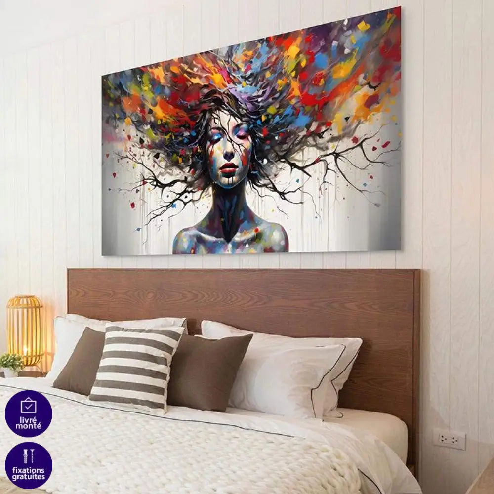 Tableau Moderne Rêve en Couleurs Tableau moderne