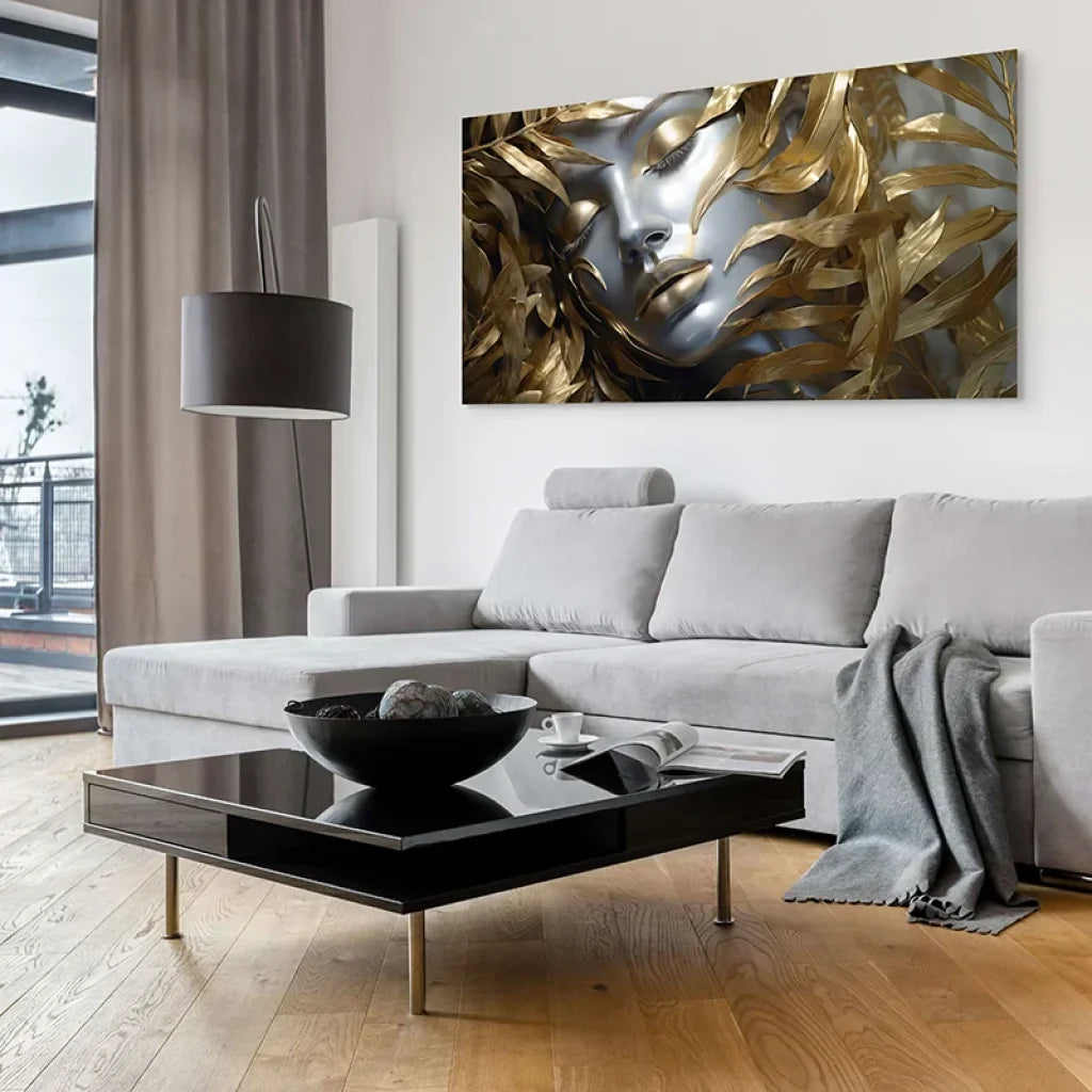 Tableau Moderne Silence d’Or Tableau moderne