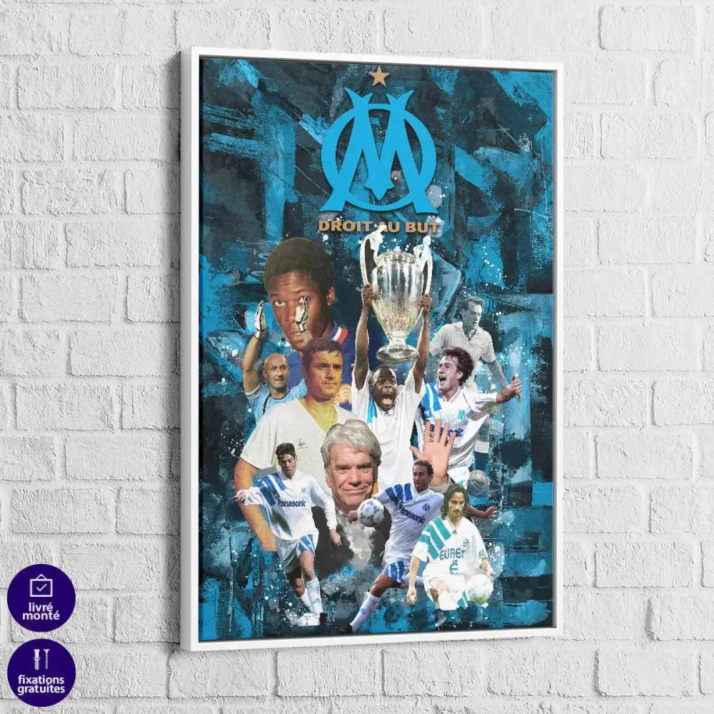 Tableau Olympique de Marseille Légende - Montableaudeco