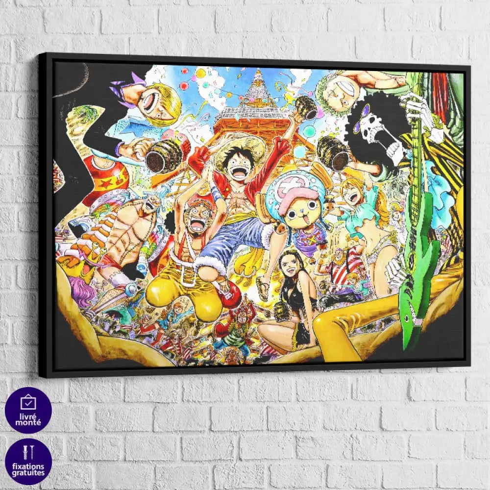 tableau plexiglas One Piece décor animé à Paris
