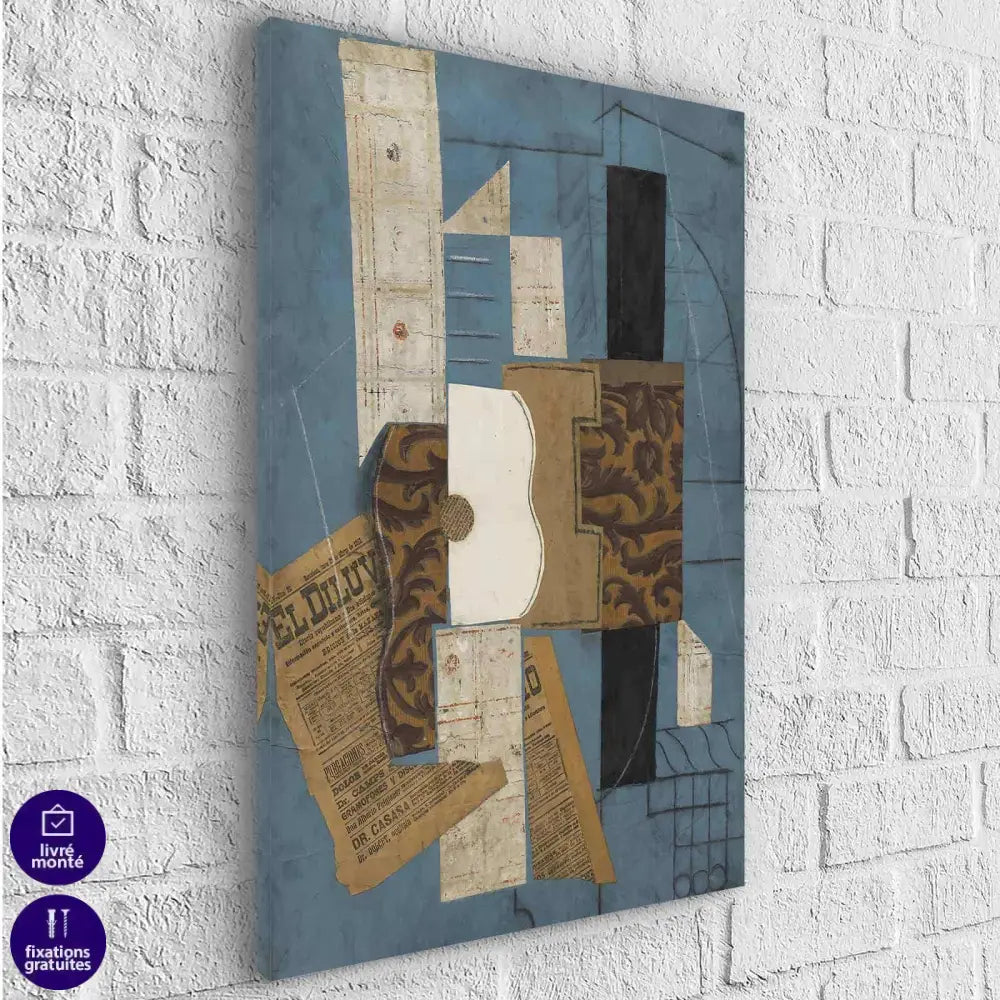 Tableau Pablo Picasso Collection Guitare 1913 - Montableaudeco