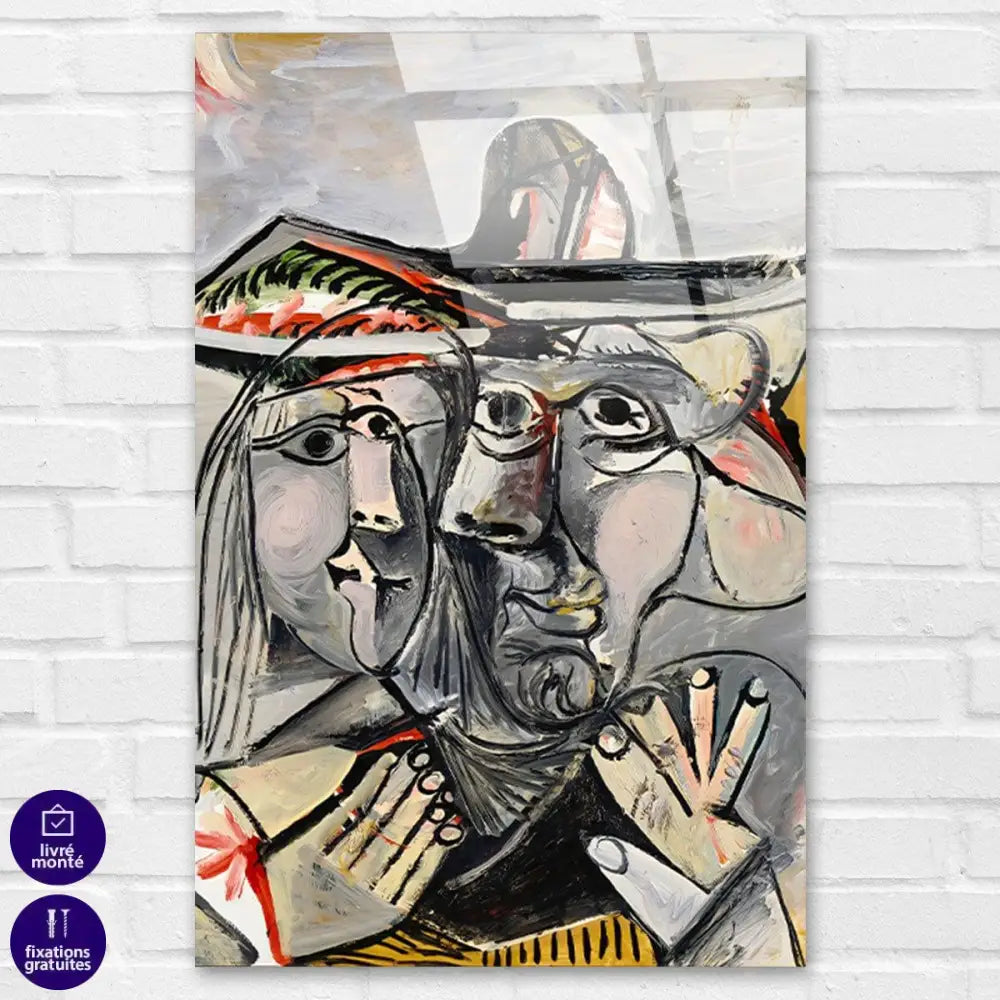 Tableau Pablo Picasso Homme et femme - Montableaudeco
