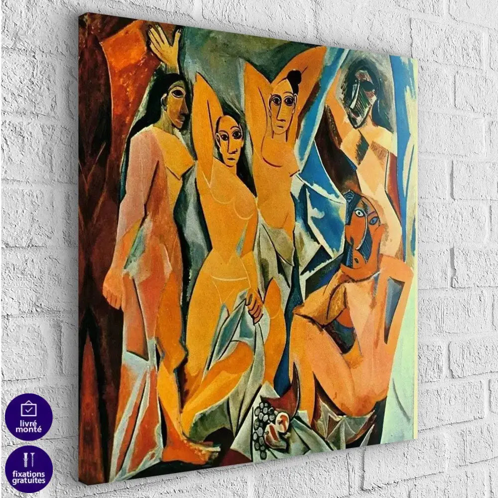 Tableau Pablo Picasso Les Demoiselles d'Avignon - Montableaudeco